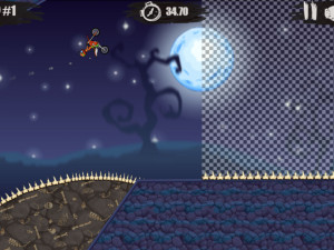 Игра Мото Х3М: Хэллоуин (Moto X3M: Spooky Land) — играть онлайн бесплатно (изображение №9)