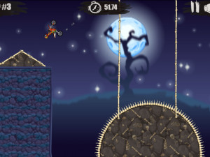 Игра Мото Х3М: Хэллоуин (Moto X3M: Spooky Land) — играть онлайн бесплатно (изображение №11)