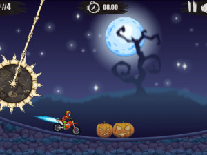 Игра Мото Х3М: Хэллоуин (Moto X3M: Spooky Land) — играть онлайн бесплатно (изображение №13)