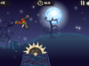 Игра Мото Х3М: Хэллоуин (Moto X3M: Spooky Land) — играть онлайн бесплатно (изображение №14)