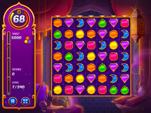 Игра Арабские Бриллианты (Jewels of Arabian) — играть онлайн бесплатно (изображение №4)