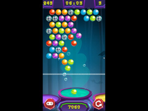 Игра Стрельба по шарикам: Хэллоуин (Bubble Shooter: Halloween) — играть онлайн бесплатно (изображение №2)