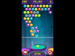 Игра Стрельба по шарикам: Хэллоуин (Bubble Shooter: Halloween) — играть онлайн бесплатно (изображение №3)