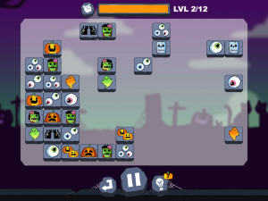 Игра Соединение пары: Хэллоуин (Mahjong Connect: Halloween) — играть онлайн бесплатно (изображение №4)