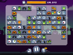 Игра Соединение пары: Хэллоуин (Mahjong Connect: Halloween) — играть онлайн бесплатно (изображение №5)