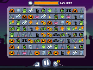 Игра Соединение пары: Хэллоуин (Mahjong Connect: Halloween) — играть онлайн бесплатно (изображение №6)