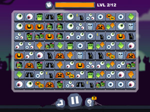 Игра Соединение пары: Хэллоуин (Mahjong Connect: Halloween) — играть онлайн бесплатно (изображение №7)