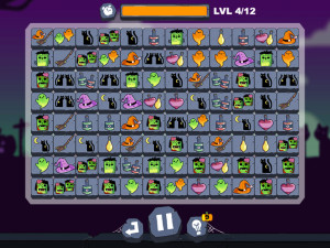 Игра Соединение пары: Хэллоуин (Mahjong Connect: Halloween) — играть онлайн бесплатно (изображение №9)