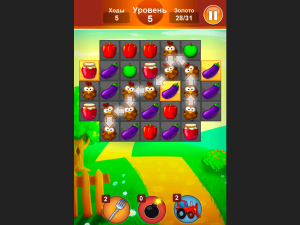 Игра Ферма: Соединяй в цепочку (Farm Jelly Puzzle) — играть онлайн бесплатно (изображение №5)