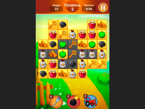 Игра Ферма: Соединяй в цепочку (Farm Jelly Puzzle) — играть онлайн бесплатно (изображение №8)