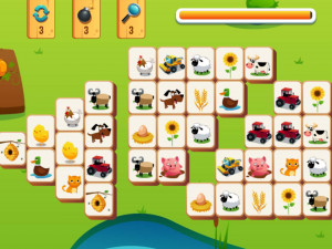Игра Ферма Маджонг (Farm Mahjong) — играть онлайн бесплатно (изображение №4)