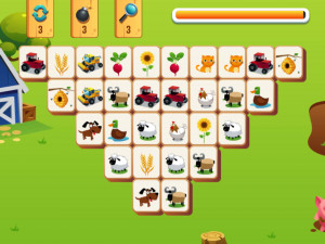 Игра Ферма Маджонг (Farm Mahjong) — играть онлайн бесплатно (изображение №10)
