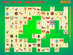 Игра Коннект: Рождественский Маджонг (Krismas Mahjong) — играть онлайн бесплатно (изображение №2)