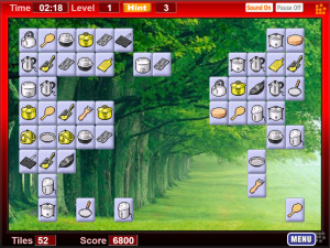 Игра Коннект 2: Кухонный инвентарь (Connect 2) — играть онлайн бесплатно (изображение №2)