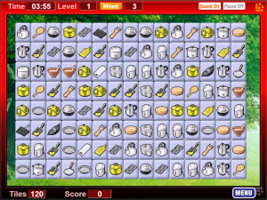 Игра Коннект 2: Кухонный инвентарь (Connect 2) — играть онлайн бесплатно (изображение №3)