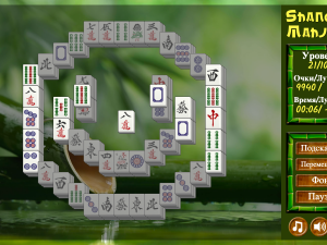 Игра Маджонг Шанхай (Mahjong Shanghai) — играть онлайн бесплатно (изображение №2)