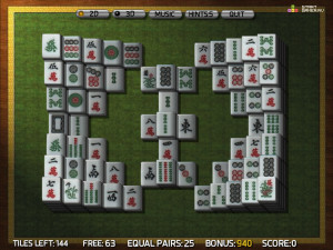 Игра Маджонг 25 Уровней (Mahjong) — играть онлайн бесплатно (изображение №4)