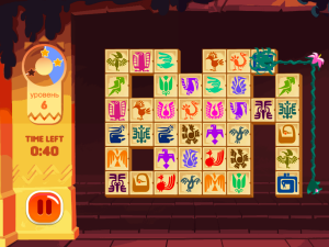 Игра Маджонг Коннект: Мистическая Птица Линк (Mystical Birdlink) — играть онлайн бесплатно (изображение №4)