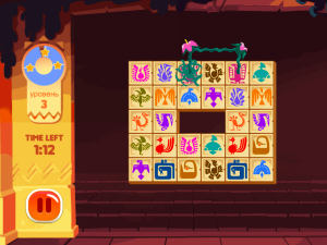 Игра Маджонг Коннект: Мистическая Птица Линк (Mystical Birdlink) — играть онлайн бесплатно (изображение №3)