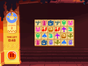 Игра Маджонг Коннект: Мистическая Птица Линк (Mystical Birdlink) — играть онлайн бесплатно (изображение №2)