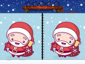 Игра Найди Отличия: Рождество (Spot the Difference Christmas) — играть онлайн бесплатно (изображение №2)
