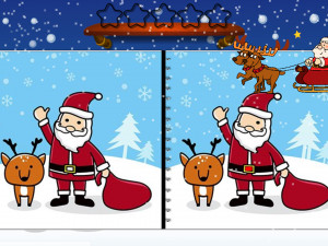 Игра Найди Отличия: Рождество (Spot the Difference Christmas) — играть онлайн бесплатно (изображение №3)