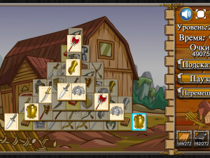 Игра Маджонг: Замок (Castle Mahjong) — играть онлайн бесплатно (изображение №3)