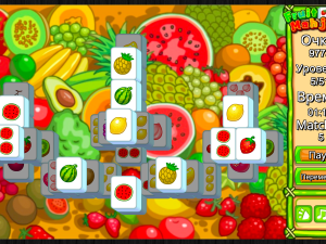 Игра Фруктовый Маджонг (Fruit Mahjong) — играть онлайн бесплатно (изображение №6)