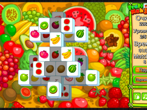 Игра Фруктовый Маджонг (Fruit Mahjong) — играть онлайн бесплатно (изображение №3)