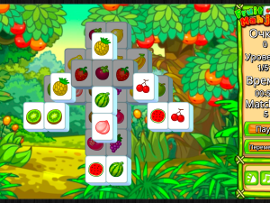 Игра Фруктовый Маджонг (Fruit Mahjong) — играть онлайн бесплатно (изображение №2)