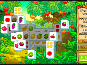 Игра Фруктовый Маджонг (Fruit Mahjong) — играть онлайн бесплатно (изображение №5)