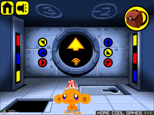 Игра Счастливая Обезьянка 1 (Monkey GO Happy 1) — играть онлайн бесплатно (изображение №2)