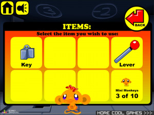 Игра Счастливая Обезьянка 1 (Monkey GO Happy 1) — играть онлайн бесплатно (изображение №3)