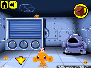 Игра Счастливая Обезьянка 1 (Monkey GO Happy 1) — играть онлайн бесплатно (изображение №4)