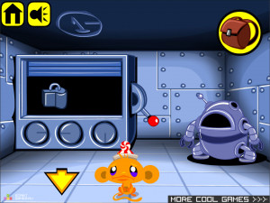 Игра Счастливая Обезьянка 1 (Monkey GO Happy 1) — играть онлайн бесплатно (изображение №5)