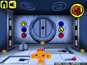 Игра Счастливая Обезьянка 1 (Monkey GO Happy 1) — играть онлайн бесплатно (изображение №6)