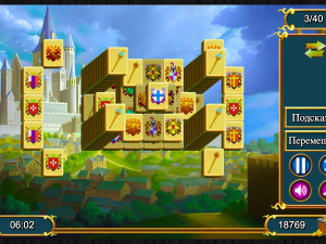 Игра Королевская Башня Маджонг (Royal Tower Mahjong) — играть онлайн бесплатно (изображение №2)