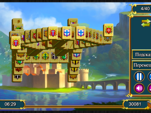 Игра Королевская Башня Маджонг (Royal Tower Mahjong) — играть онлайн бесплатно (изображение №4)