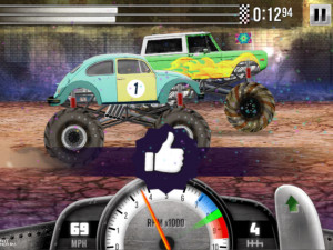 Игра Гонки на Грузовиках (Racing Monster Trucks) — играть онлайн бесплатно (изображение №11)