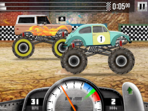 Игра Гонки на Грузовиках (Racing Monster Trucks) — играть онлайн бесплатно (изображение №2)