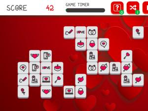 Игра Мадждонг Валентина (Mahjong Valentine's) — играть онлайн бесплатно (изображение №3)