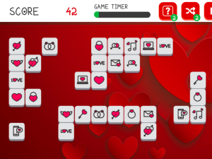 Игра Мадждонг Валентина (Mahjong Valentine's) — играть онлайн бесплатно (изображение №5)