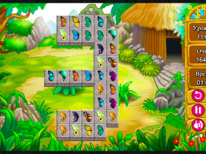 Игра Бабочка Куодай: Маджонг Коннект (Butterfly Kyodai Mahjong Connect) — играть онлайн бесплатно (изображение №5)