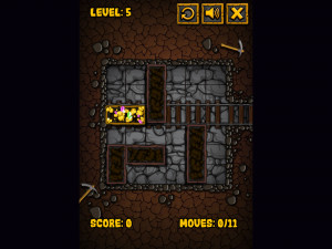 Игра Золотоискатель: Золотой рудник (Miner Block) — играть онлайн бесплатно (изображение №2)