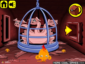 Игра Счастливая Обезьянка 9 (Monkey GO Happy 9) — играть онлайн бесплатно (изображение №5)