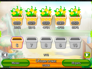 Игра Цветочный Маджонг Пасьянс  (Flower Mahjong Solitaire) — играть онлайн бесплатно (изображение №6)