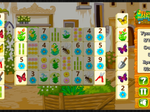 Игра Цветочный Маджонг Пасьянс  (Flower Mahjong Solitaire) — играть онлайн бесплатно (изображение №3)