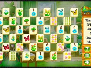 Игра Цветочный Маджонг Пасьянс  (Flower Mahjong Solitaire) — играть онлайн бесплатно (изображение №5)