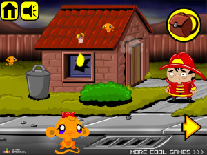 Игра Счастливая Обезьянка 12 (Monkey GO Happy 12) — играть онлайн бесплатно (изображение №2)