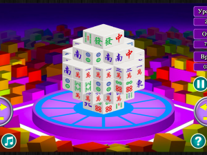 Игра Маджонг 3D на Русском (Mahjong 3D) — играть онлайн бесплатно (изображение №3)